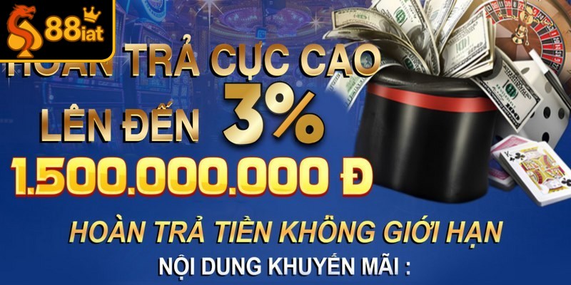 Khuyến mãi 88I mang đến chương trình hoàn trả hấp dẫn